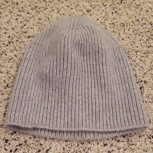 Organic Basics NWOT Cashmere Gray Grey Beanie Winter Hat